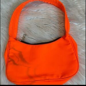 Neon Orange Shoulder Bag
